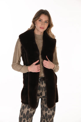 Frank Lyman Faux Fur Vest #263704