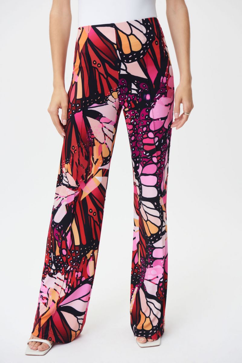 Joseph Ribkoff Midnight Blue Multi Pant # 232022