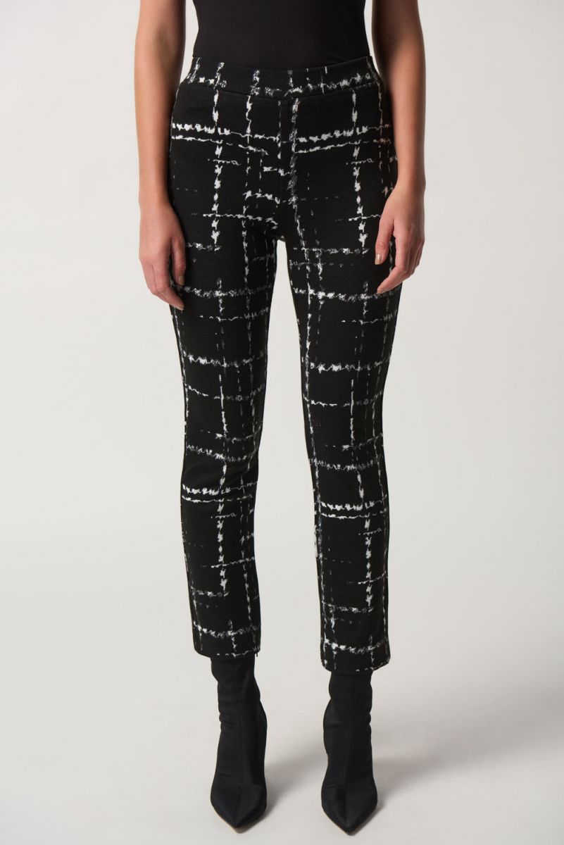 Black plaid 2024 skinny pants