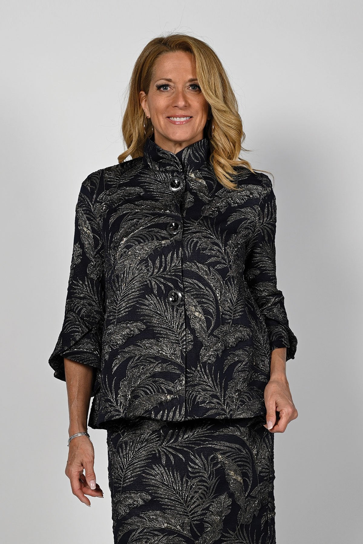 Frank Lyman Bell Sleeve A-line Jacket # 238248
