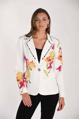 Floral Print Casual Blazer Style 261655