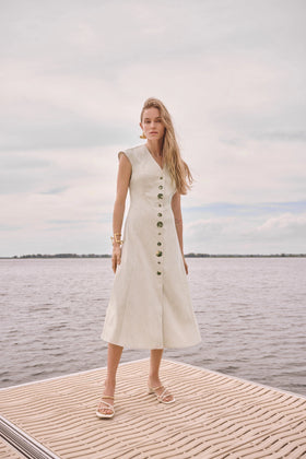 Joseph Ribkoff Melange Millennium Fit And Flare Dress #262129