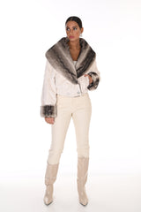 Frank Lyman Faux Fur Jacket 263799