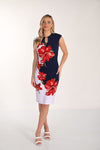Frank Lyman Knee-length Floral Bodycon Dress Style #266322