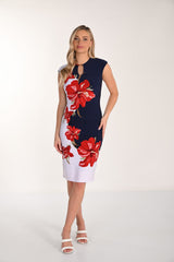 Frank Lyman Knee-length Floral Bodycon Dress Style #266322