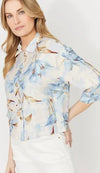 Frank Lyman Floral Summer Button Shirt #261288