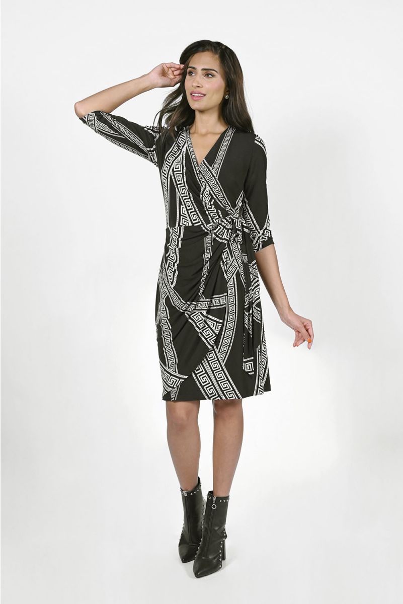 Knit hotsell wrap dress