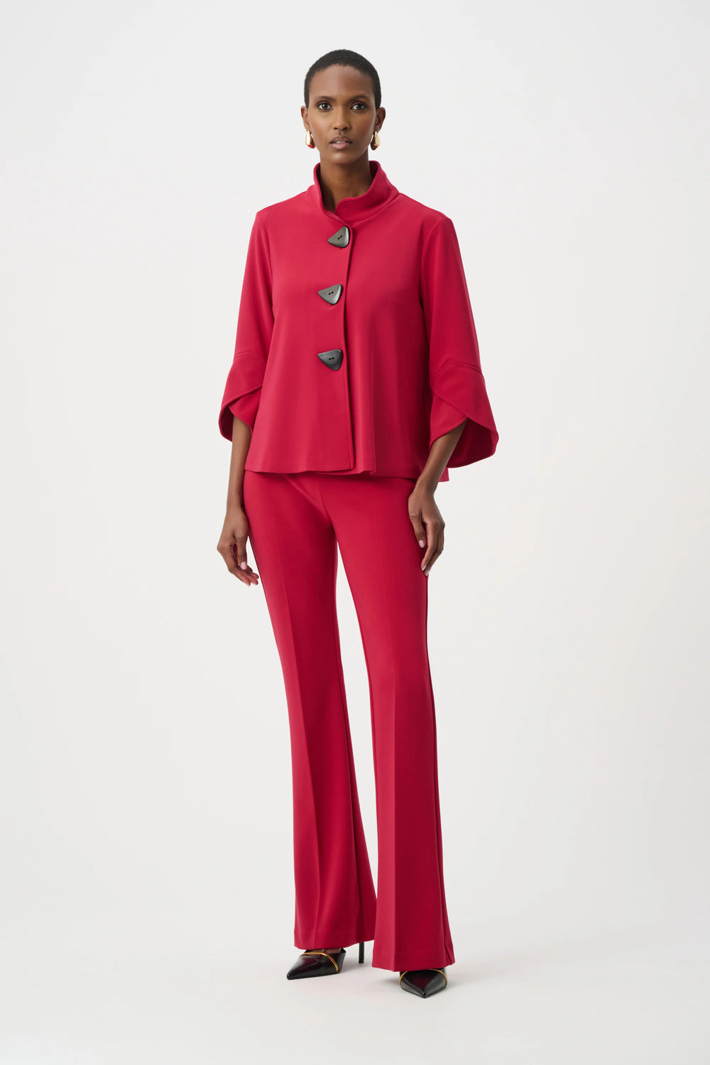 Classic Trapeze Jacket #193198F26 – Ziba Couture