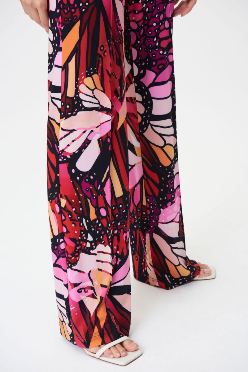 Joseph Ribkoff Midnight Blue Multi Pant # 232022