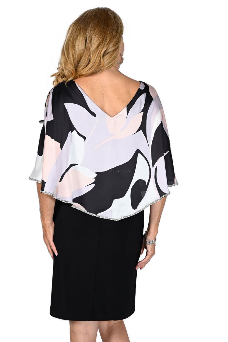 Frank Lyman Pink/Black Dress #232217