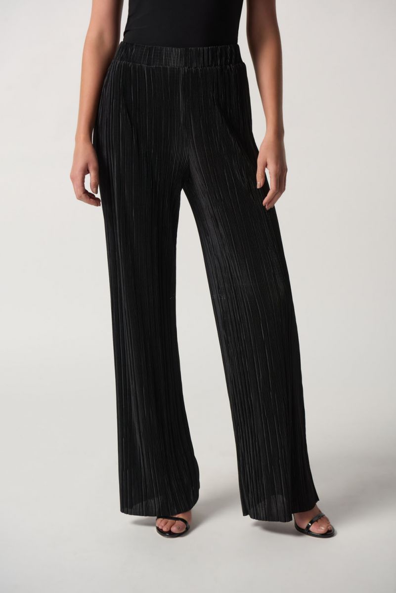 Joseph Ribkoff Black Wide-Leg Pants # 233166