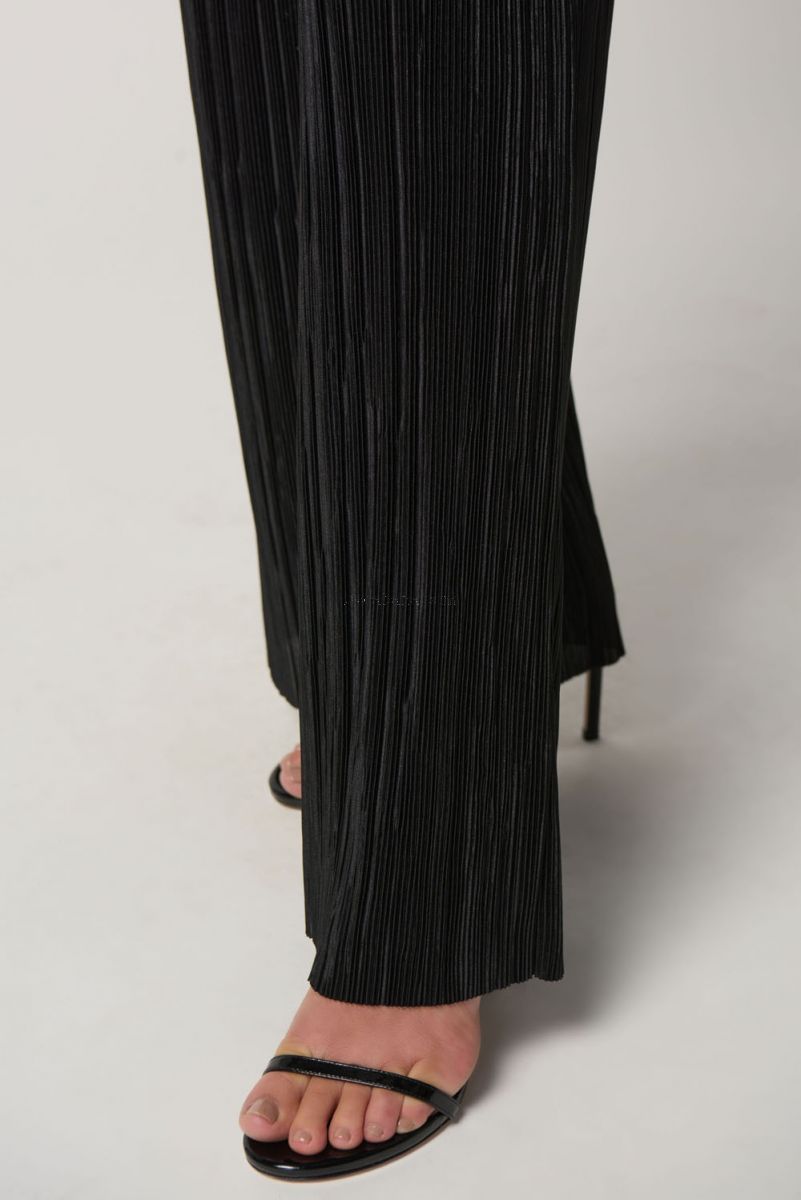 Joseph Ribkoff Black Wide-Leg Pants # 233166