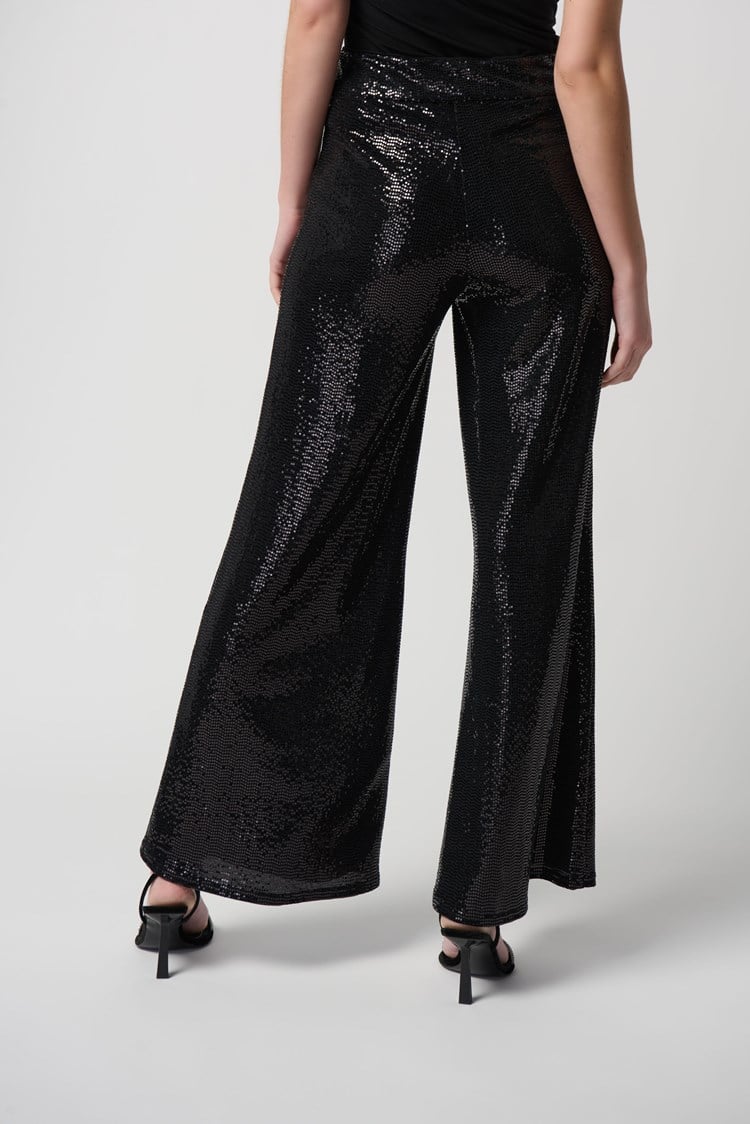 Joseph Ribkoff Novelty Knit Wide Leg Pull-On Pants # 234239