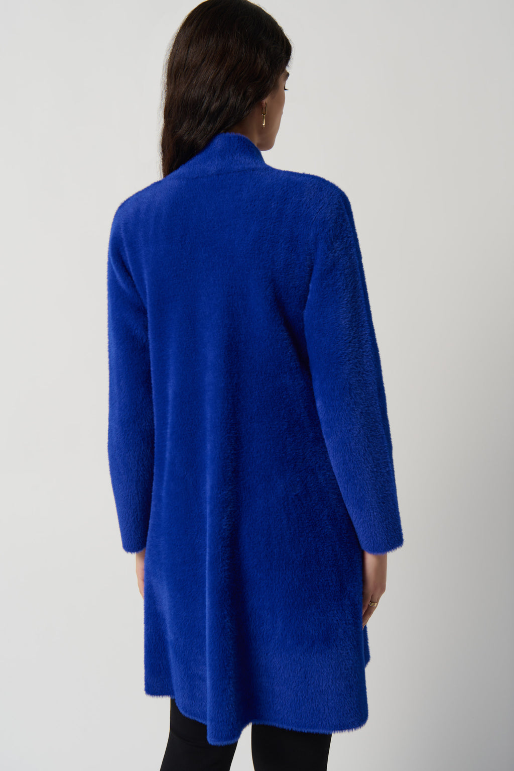 Joseph Ribkoff Feather Yarn Flared Coat # 234038