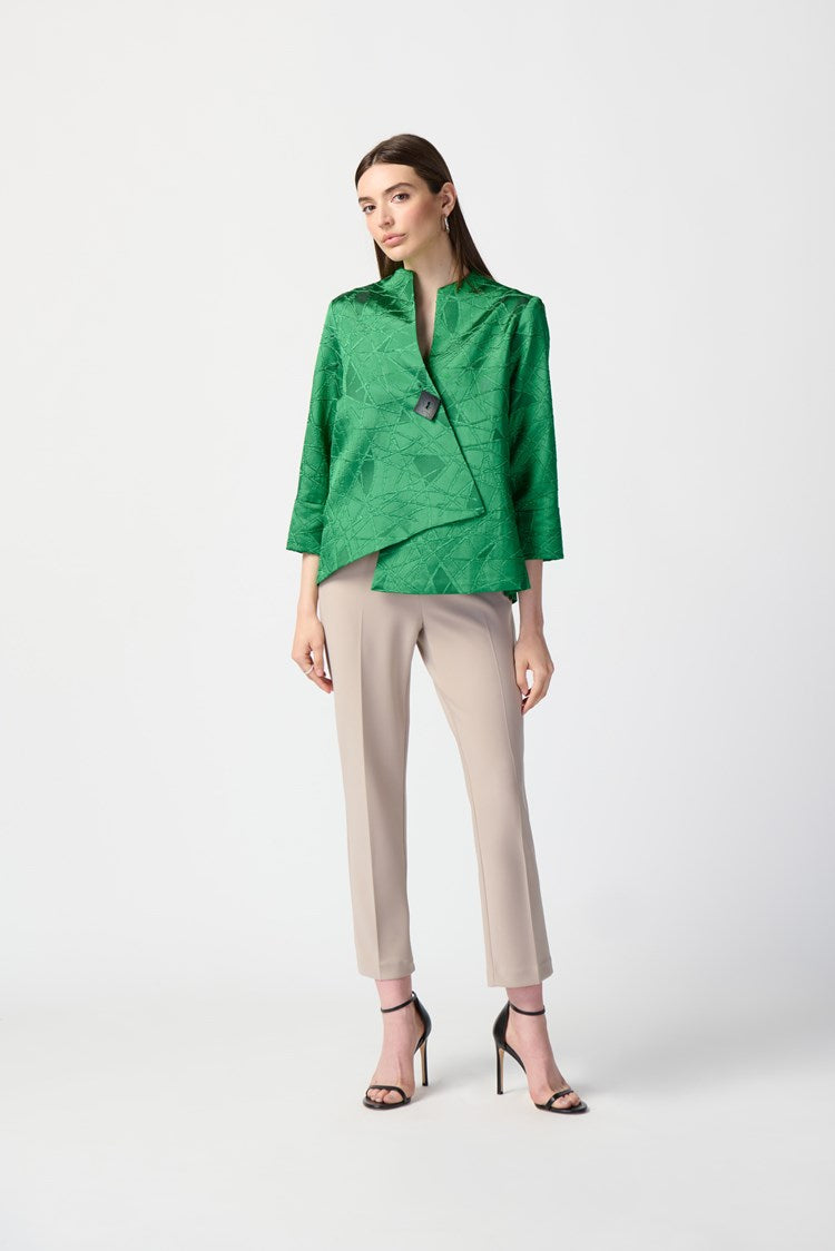 Joseph Ribkoff Woven Jacquard Swing Jacket # 241263
