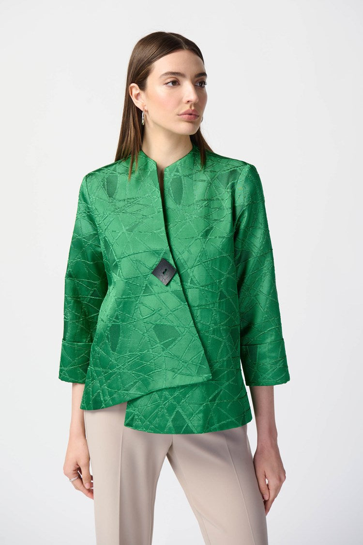 Joseph Ribkoff Woven Jacquard Swing Jacket # 241263