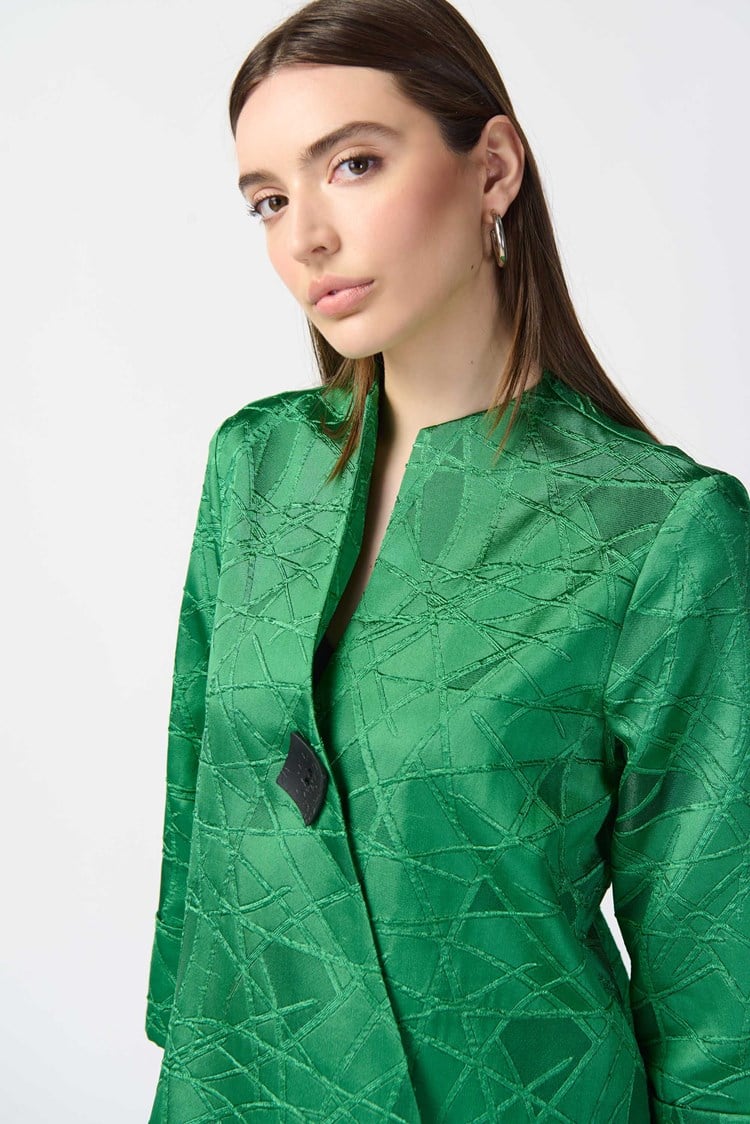 Joseph Ribkoff Woven Jacquard Swing Jacket # 241263