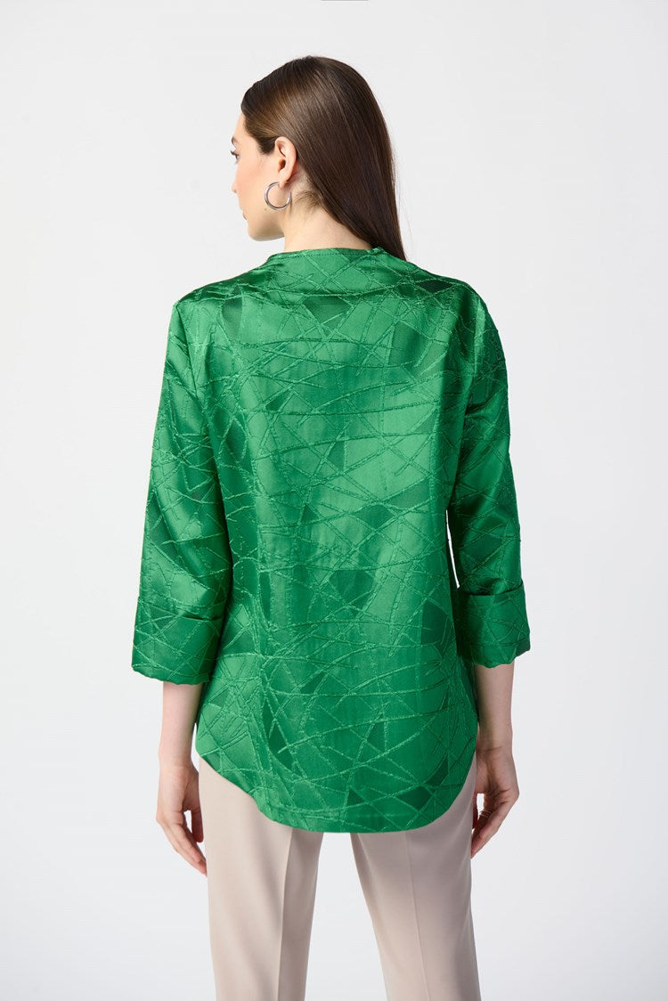 Joseph Ribkoff Woven Jacquard Swing Jacket # 241263
