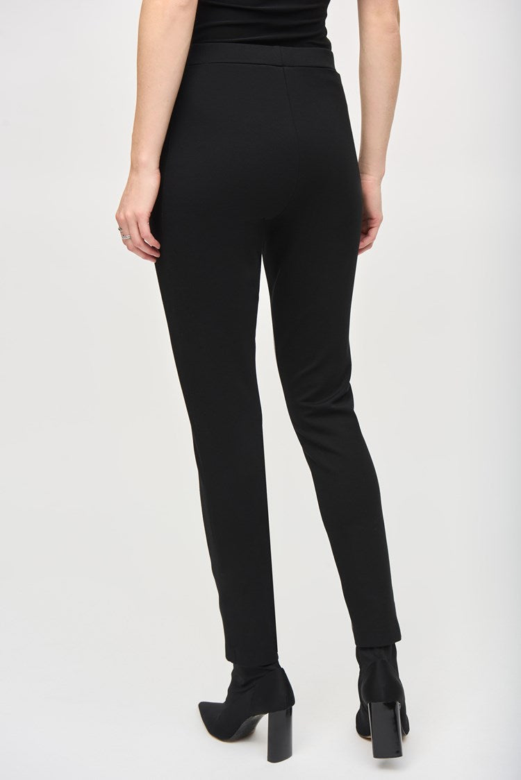 Joseph Ribkoff Heavy Knit And Leatherette Leggings #243041