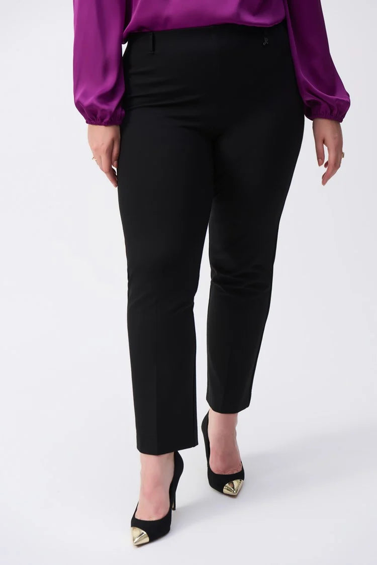 Joseph Ribkoff Heavy Knit Straight Pull-On Pants #243049