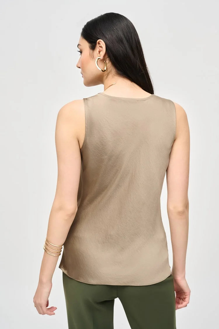 Joseph Ribkoff Satin Straight Sleeveless Top #243125