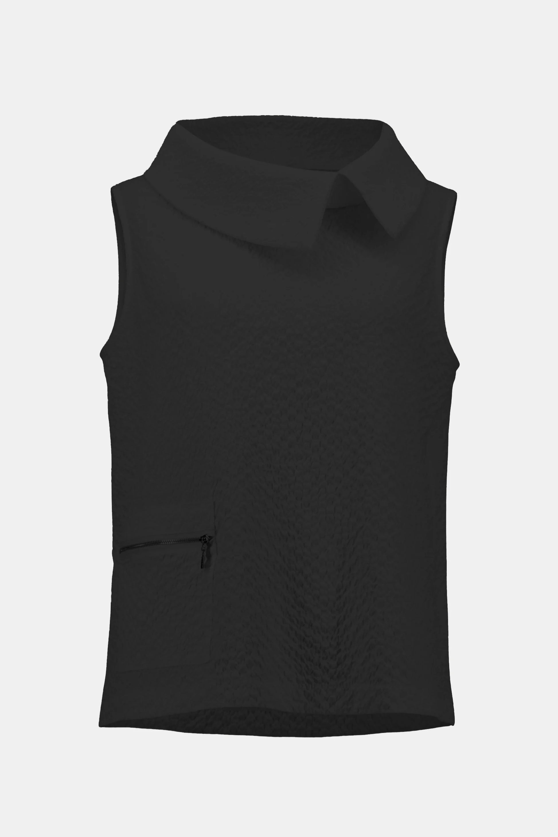 Joseph Ribkoff Seersucker Sleeveless Straight Top #252211