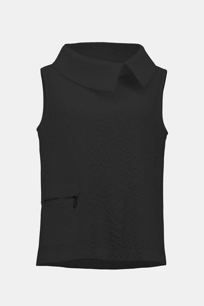 Joseph Ribkoff Seersucker Sleeveless Straight Top #252211