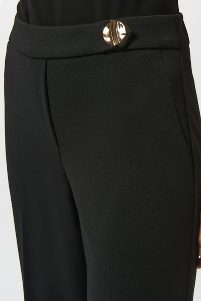 Scuba Crepe Wide-Leg Pants #253073