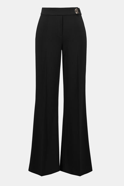 Scuba Crepe Wide-Leg Pants #253073