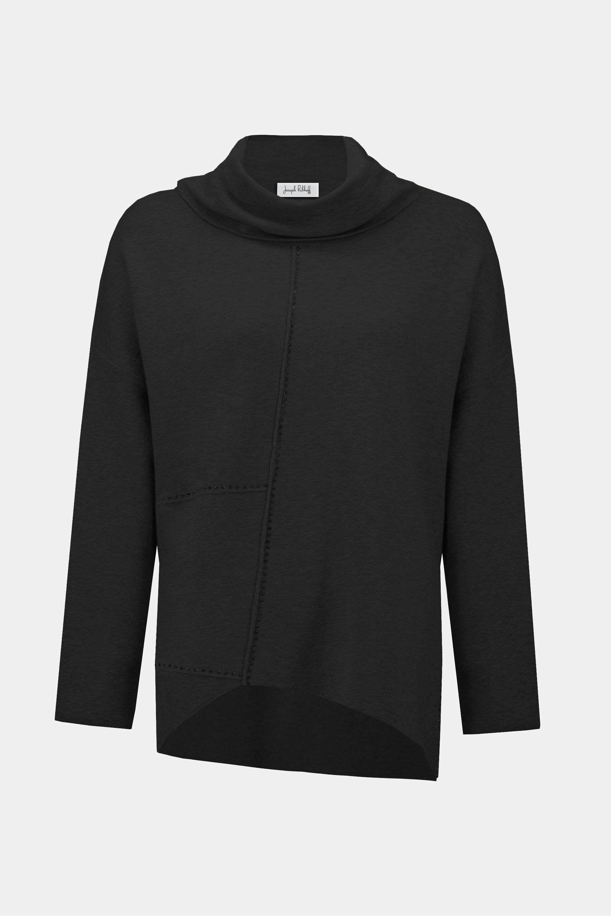 Sweater Knit Asymmetrical Pullover