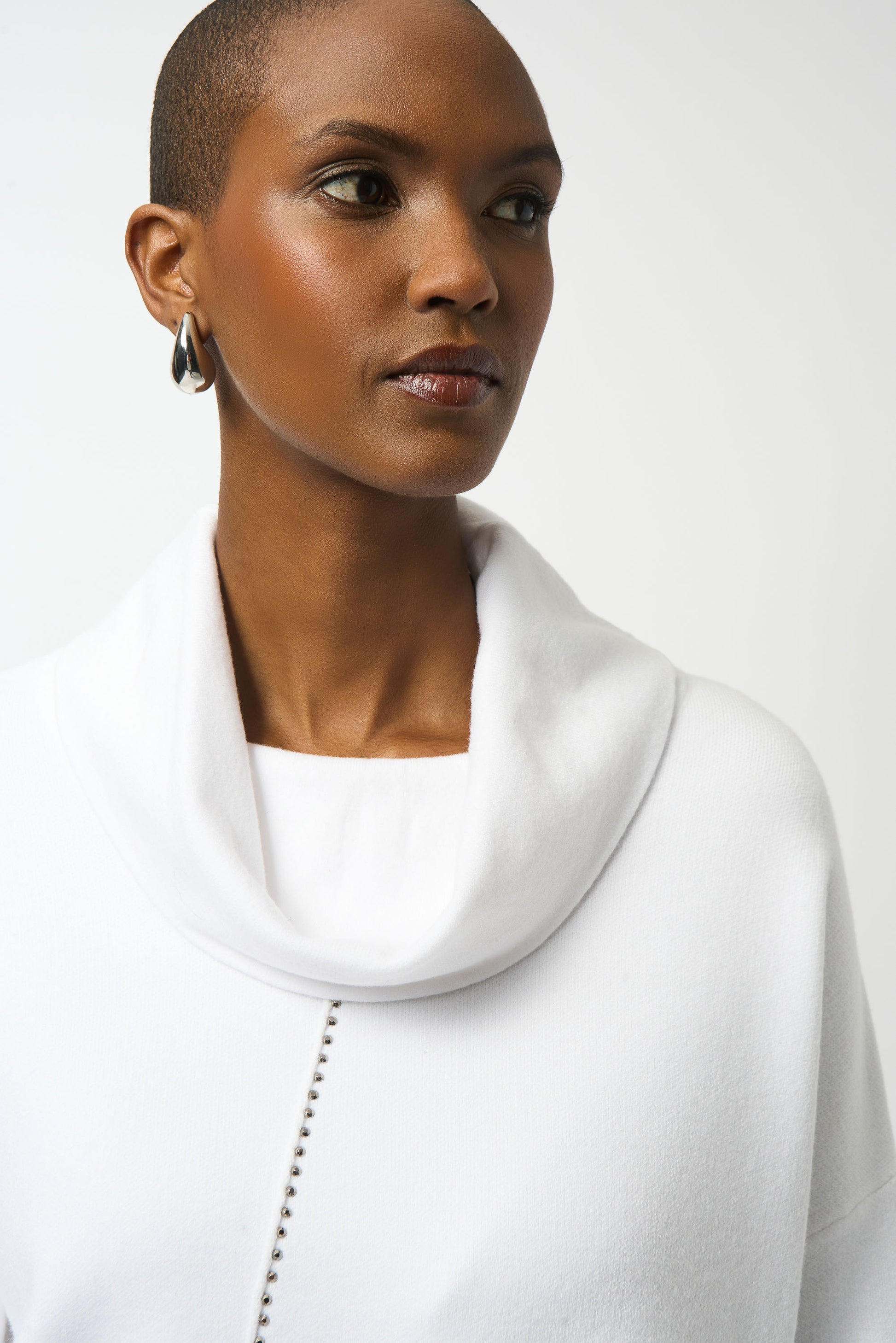 Sweater Knit Asymmetrical Pullover