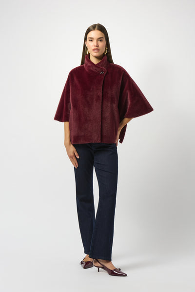 Bonded Faux Fur Suede Jacket #253924
