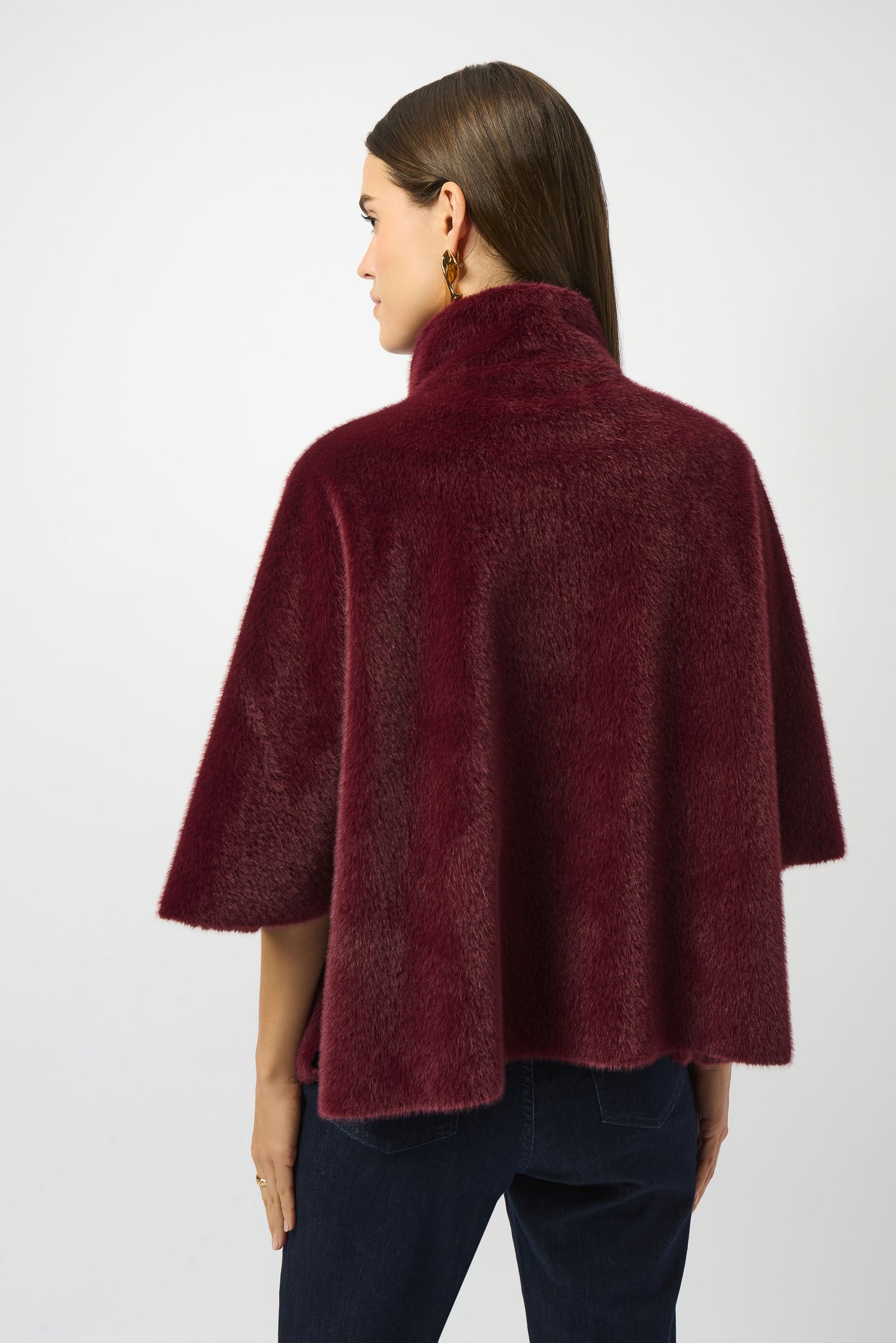 Bonded Faux Fur Suede Jacket #253924