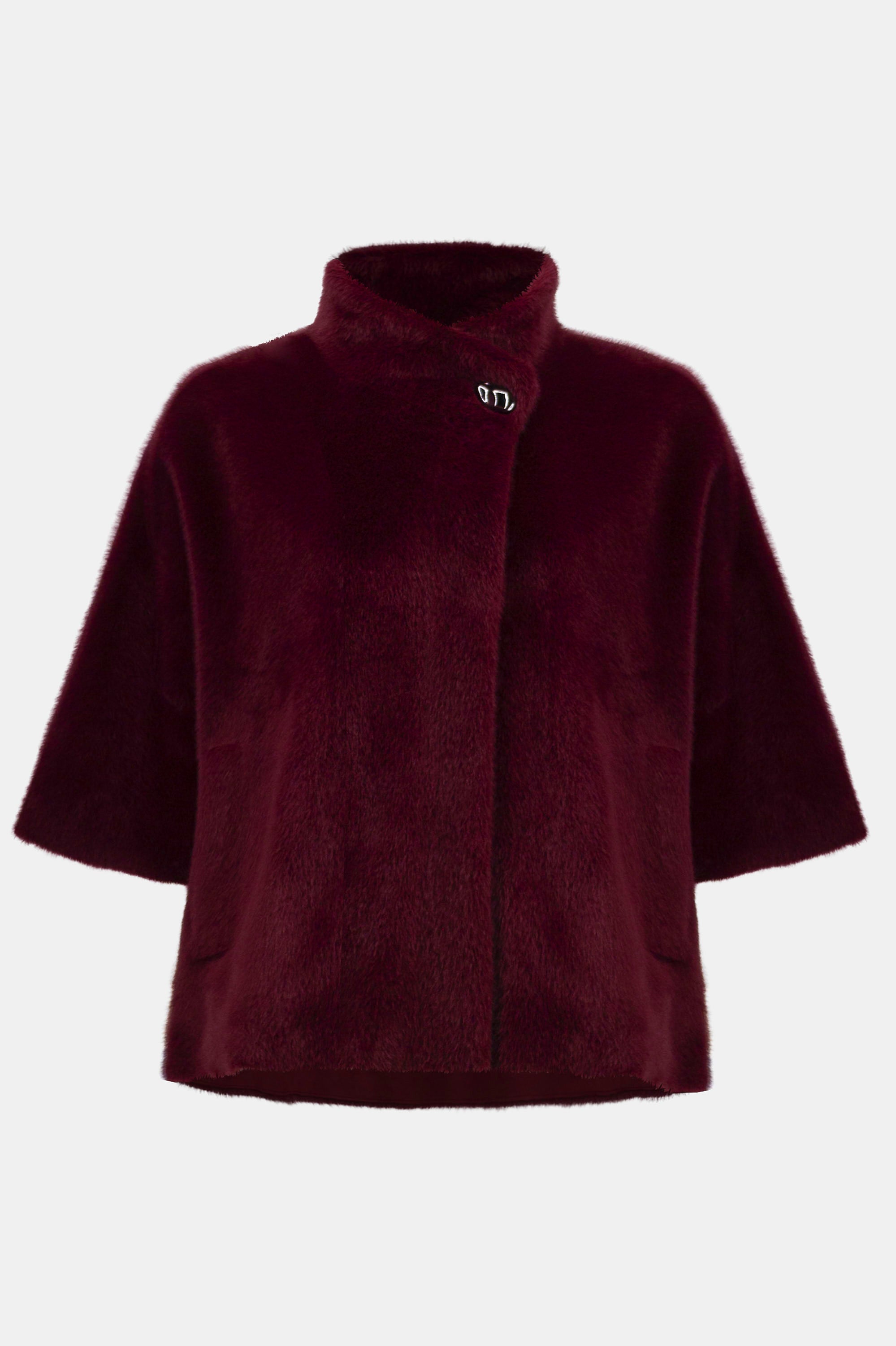 Bonded Faux Fur Suede Jacket #253924 – Ziba Couture