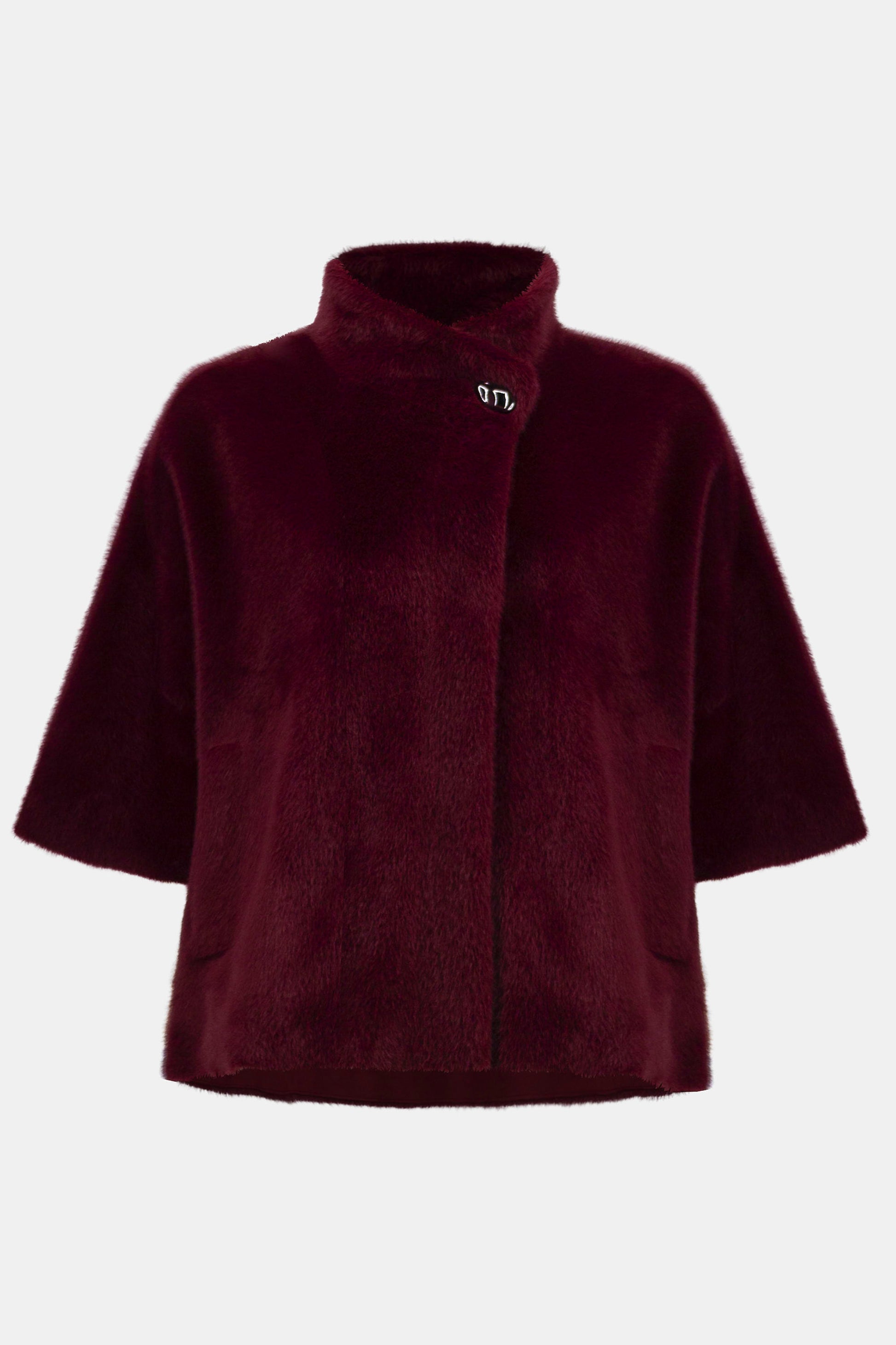 Bonded Faux Fur Suede Jacket #253924