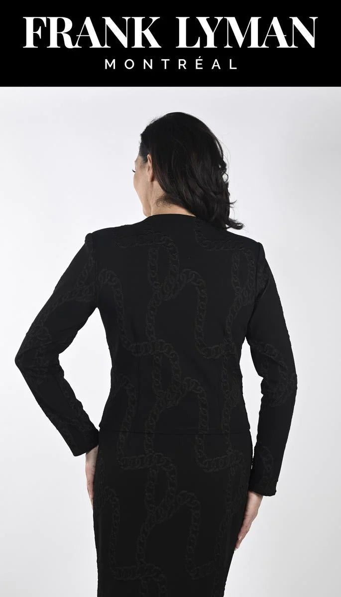 Frank Lyman Black Jacket  # 233363