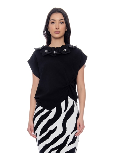 Ziba Couture Gracia Black Top #T35931