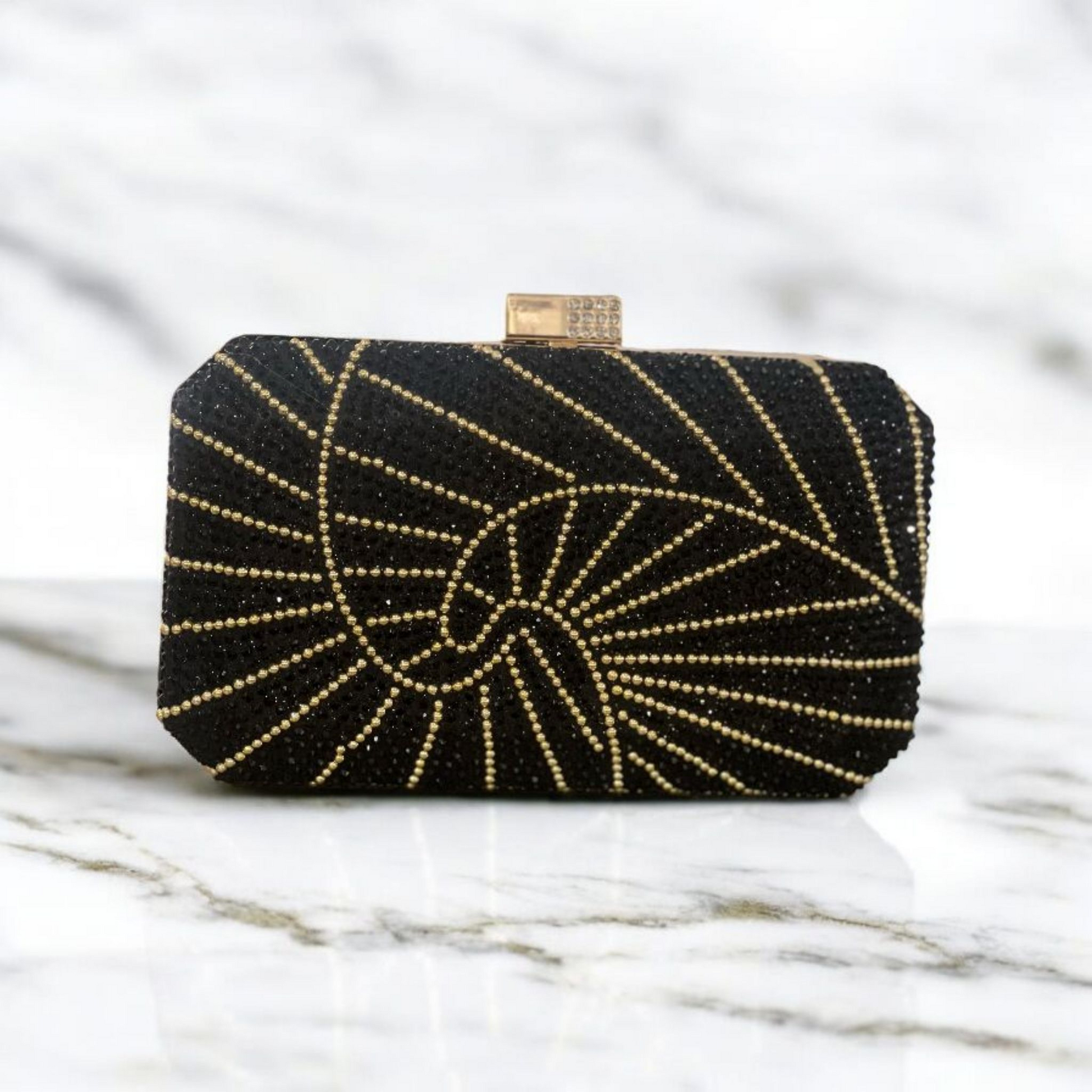 Black Fancy Clutch