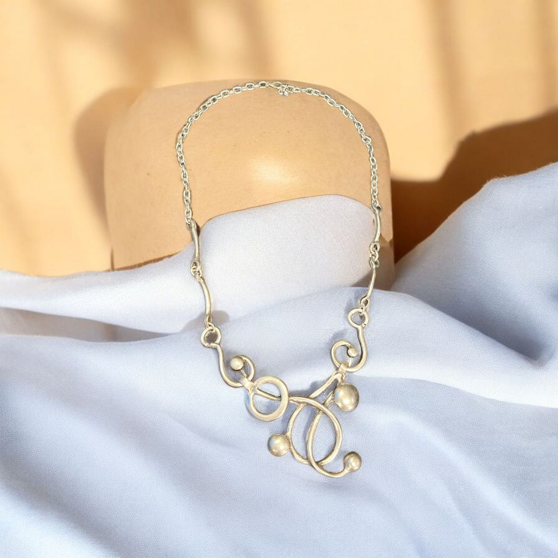 Golden women necklace