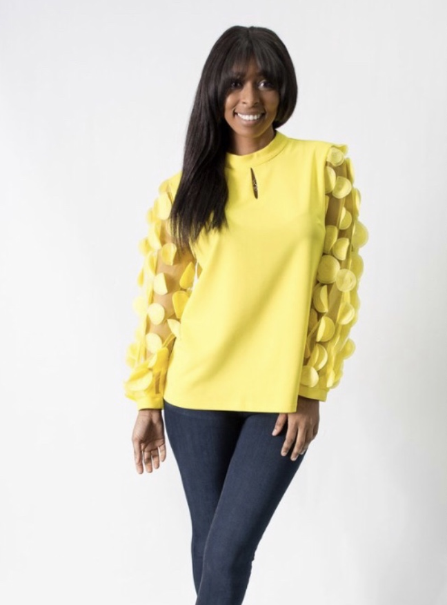 Why Detail Sleeve Top # T200091