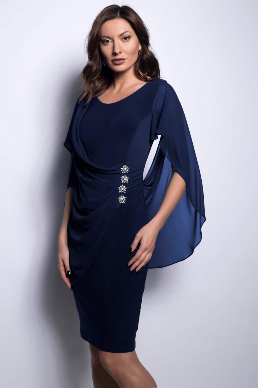 Frank Lyman Midnight Woven Dress #209228
