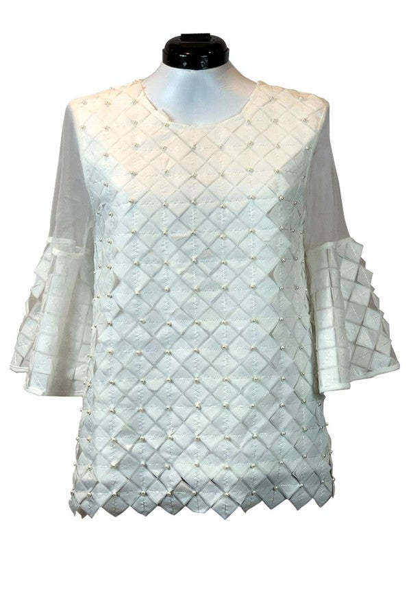 Ziba White Top # T200030