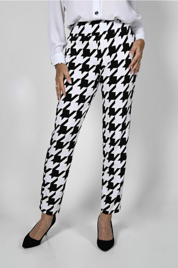 Frank Lyman Black/White Knit Pant#236396