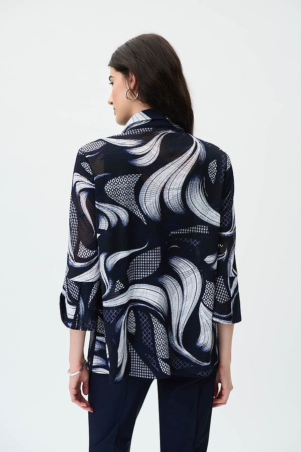 Joseph Ribkoff Swirl Print Jacket # 231244